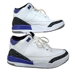 Nike Jordan Air Jordan 3 Retro Boy's Shoes Sz 2.5Y